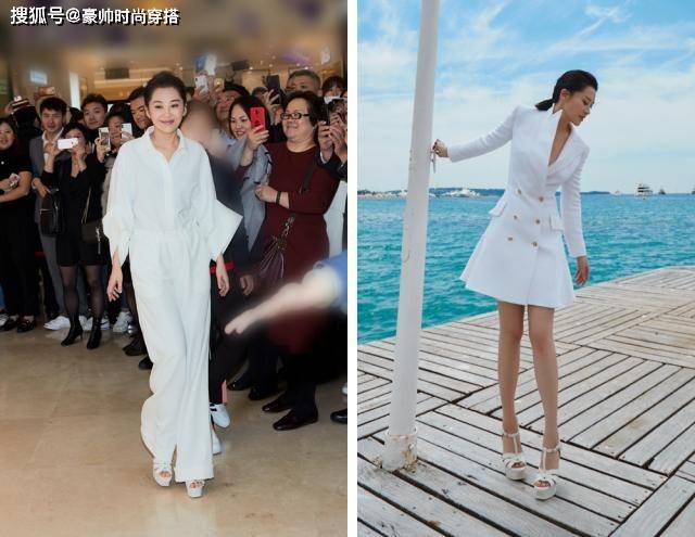 许晴终于高调,168cm穿短裙配高跟鞋秀美腿,半百的年纪
