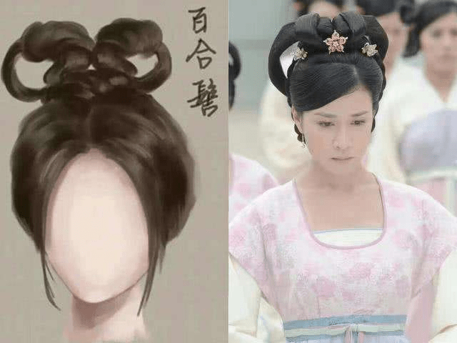比如:《陆贞传奇》中陆贞做小宫女时的头发就是双螺.