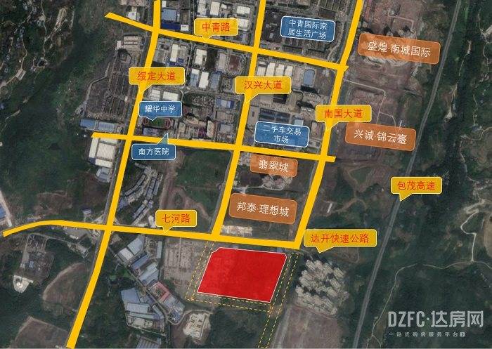 这次涉及5个区域板块和第四代住宅._地块_规划_达州