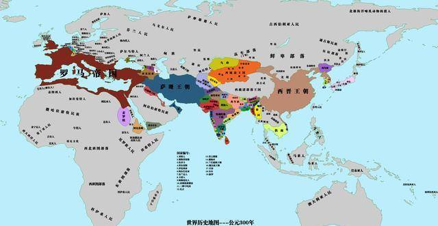 世界5000年的历史地图看看中国曾经多少次成为面积最大的国家