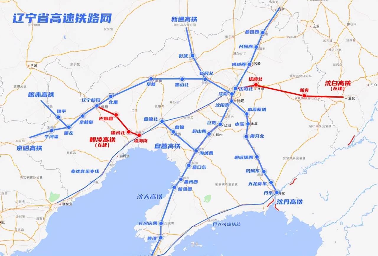 沈白高铁这条线路的先行区段2020年10月16日就已经正式启动,但是主体
