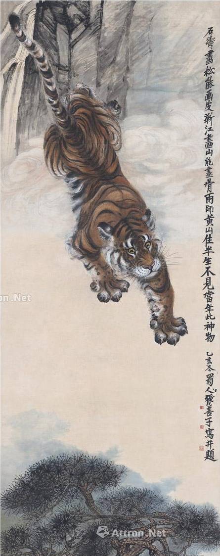 2022虎虎生威迎新年盘点高价虎题材作品
