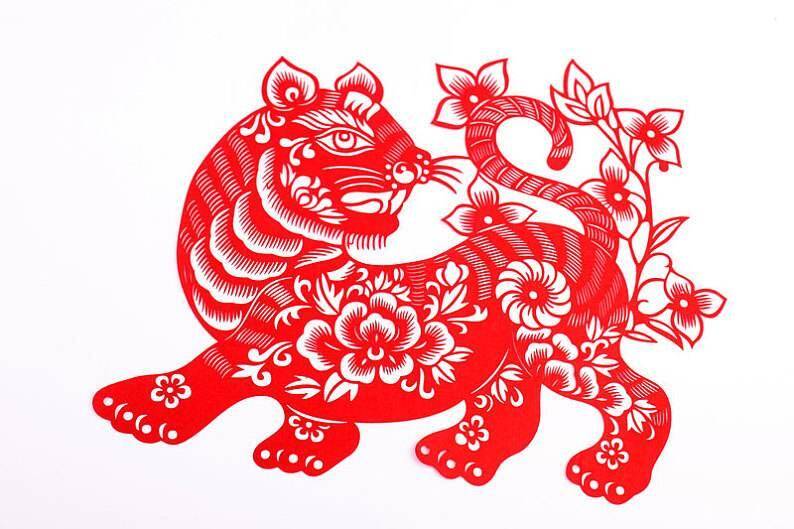 黄河入海流寅虎迎吉祥2022年黄河口虎年生肖剪纸大赛征稿了