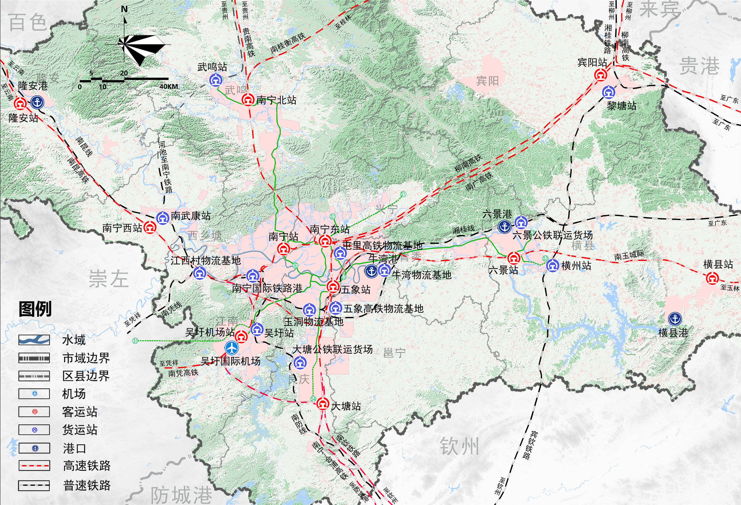 原创高铁运河高速公路南宁横州市成为广西县域老大机会大增