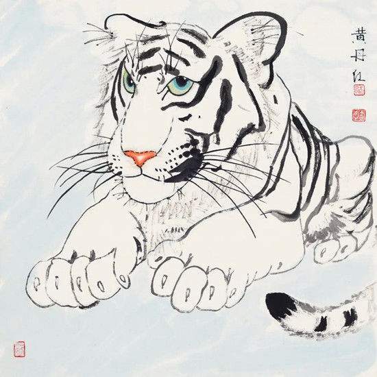 虎虎生威Ⅰ黄信琪师生壬寅虎年虎画作品展