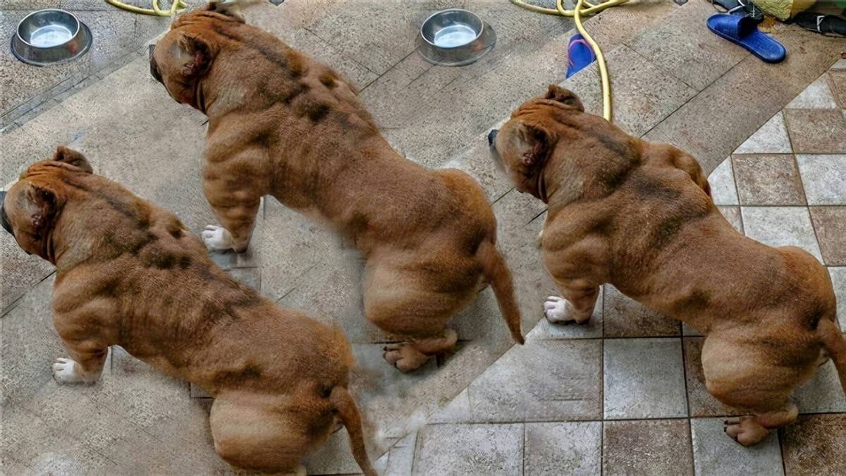 十只训练有素的比特犬和东北虎决斗谁会赢老虎来多少死多少