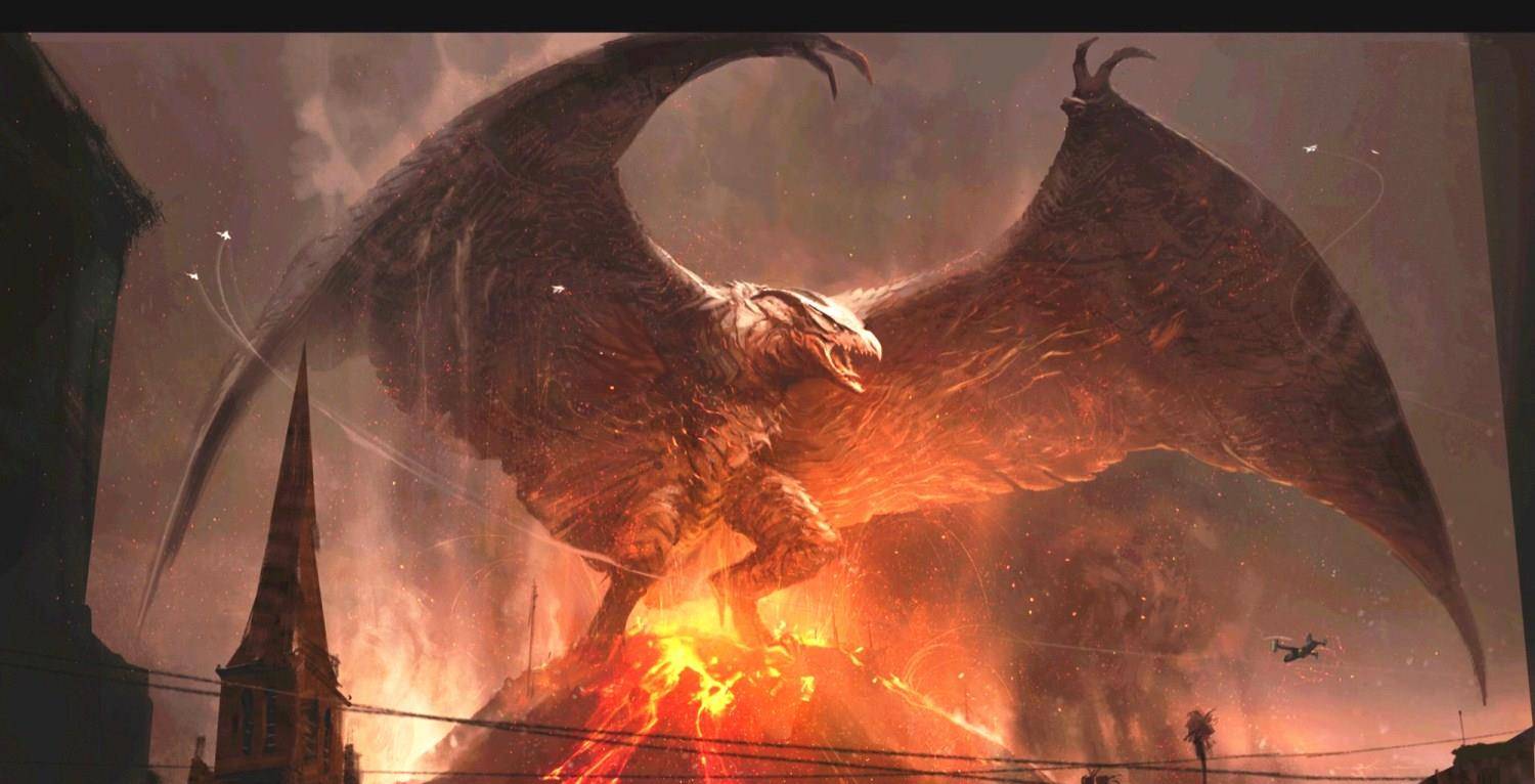 场景,这个指向的就是拉顿这个"火之恶魔"对于地方神话和信仰的影响