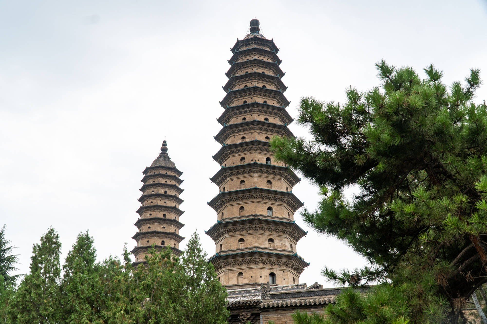 太原旅游景点推荐:永祚寺双塔,见证太原400余年历史变迁_建筑_大雄宝