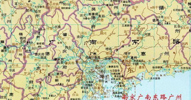 洪武二年广东设省后广州府为广东省治所,附郭为南海,番禺两县