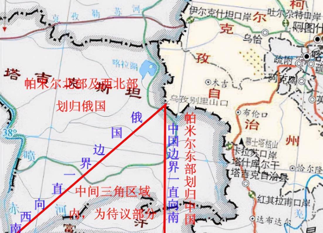 中国与塔吉克斯有28000km05领土之争,为何中国只收回1158km05?