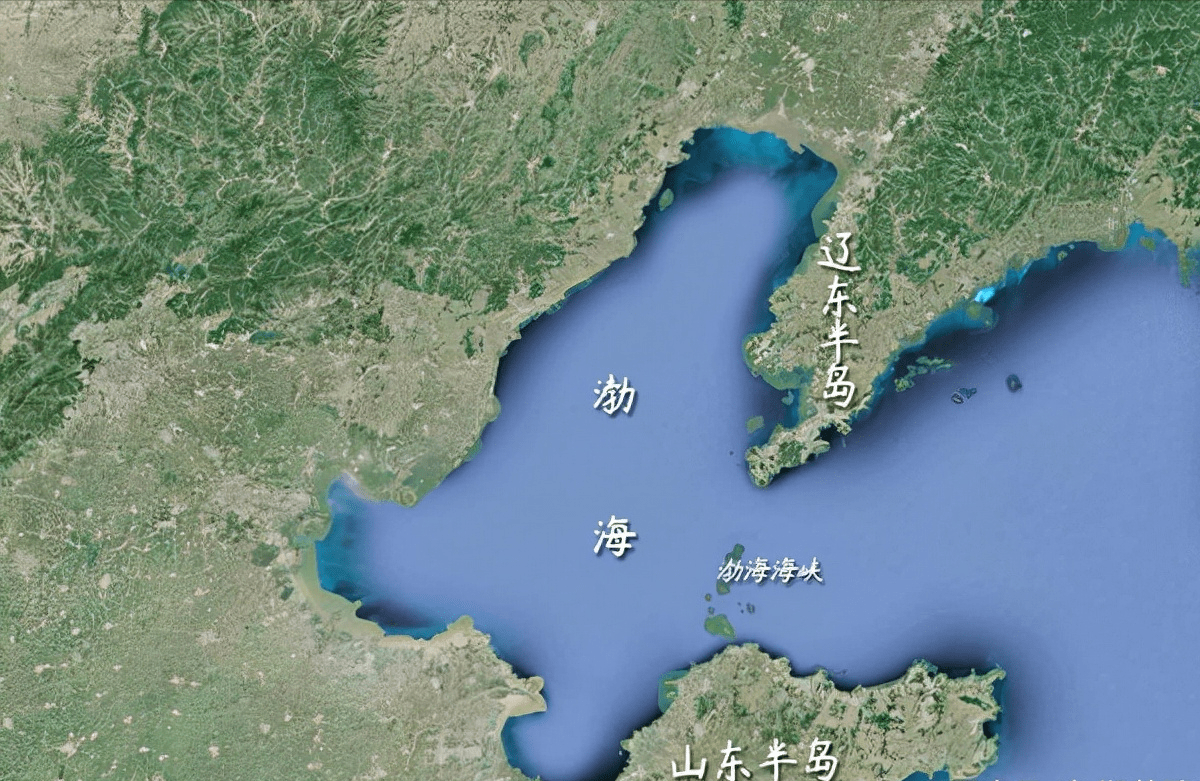 海峡宽度达到了57海里,如果按照12海里的划分原则,那么渤海海峡中间33