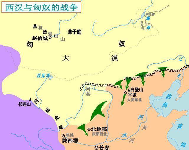 因而汉武帝决定对匈奴展开大规模的反击战争.