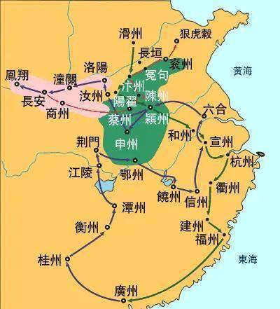 使得唐王朝的经济命脉江南地区受到破坏加速了唐朝灭亡,藩镇割据加剧