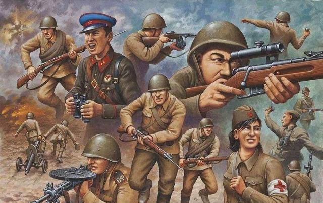 到25个师团防备苏军的进犯,苏联远东军始终牵制着日军很大一部分力量