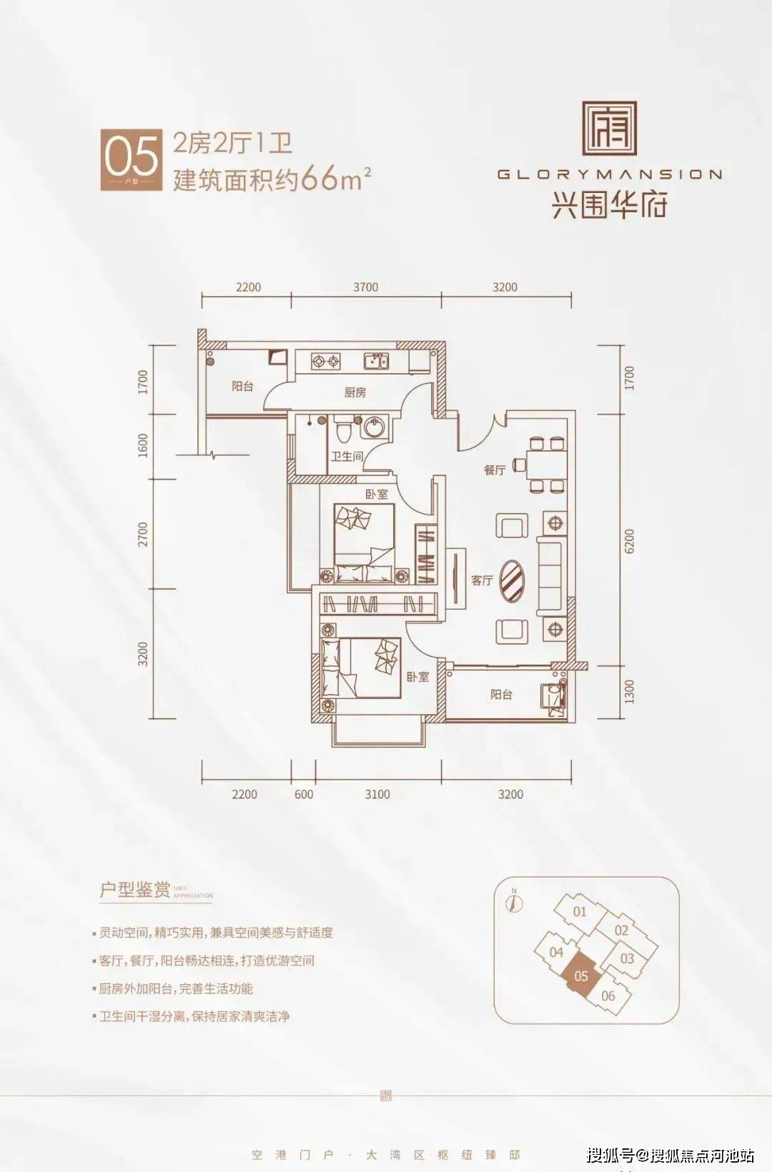 兴围华府备案均价53万㎡建面约6993平米23房