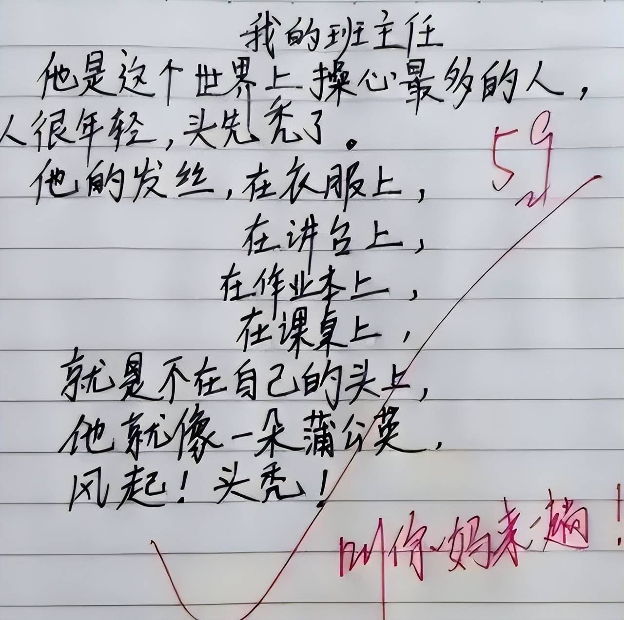 小学生抄了“隔壁王叔叔”孩子作文，说的句句大实话，家长有点懵  小学作文 第1张