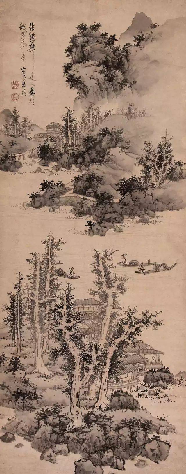 明代画家蓝瑛精品山川集萃（高清110幅）