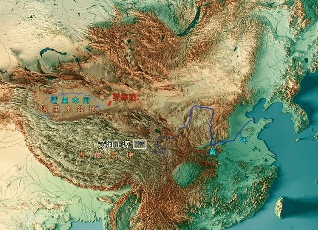 图解黄河源：从西汉到清朝，塔里木河为何不断被认为是黄河上游？