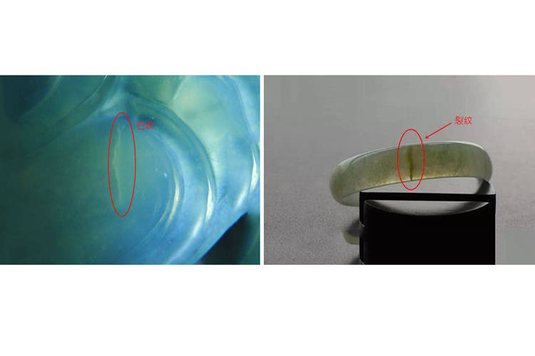 ​翡翠的纹和裂，你分得清吗？两者之间的价值可是天差地别