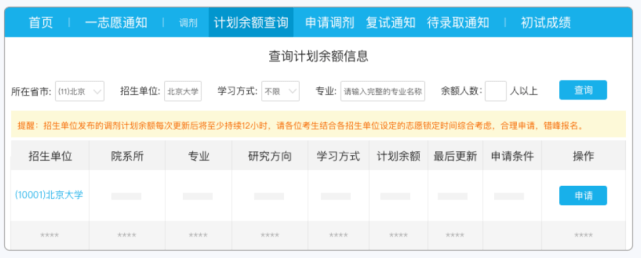 2023年研究生调剂详细操做流程