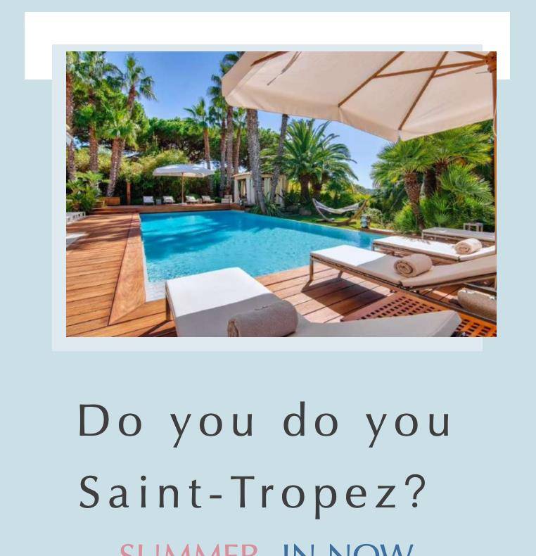 本年您Saint Tropez了吗？