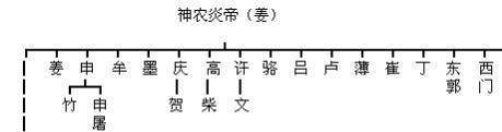 大汉民族姓氏血统图，难以想象，看看你的老祖宗是谁？