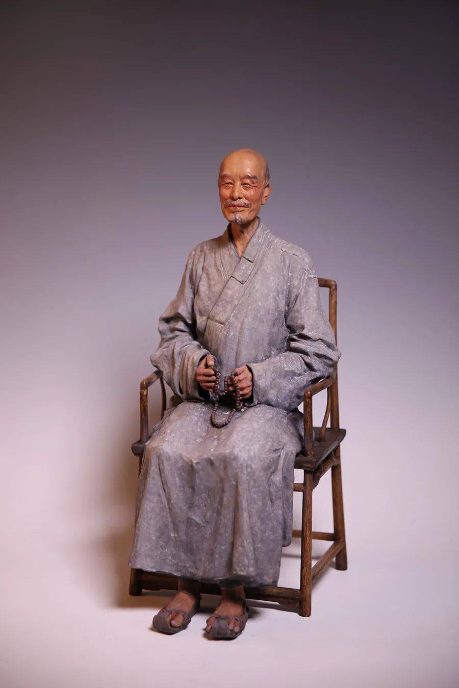 【非遗之美】异金赋彩 谦谦君子——“泥人张”中国工艺美术大师陈毅谦