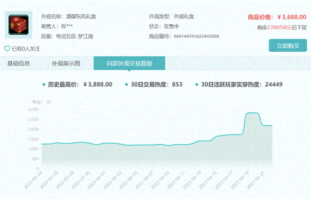 股市十年还在3000点，剑网3暗盘两个月翻倍？路过的狗都在挣钱！