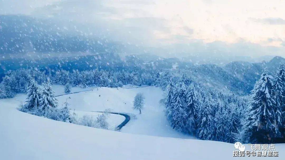 原创2023年大雪节气早安问候图片，早上好祝福语 大雪快乐。