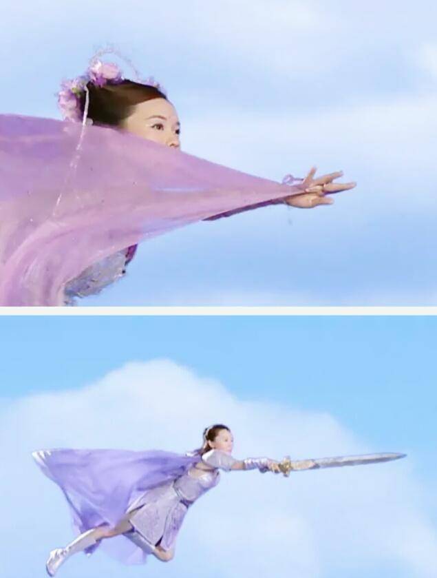 《欢天喜地七仙女》仙女飞天换装前VS换装后，仙女瞬间成了雷神！