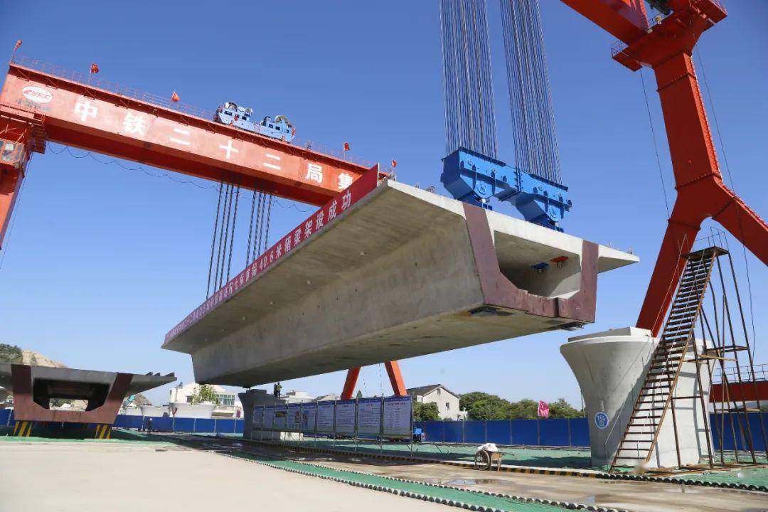 中国高铁桥梁第三次突破!超长40米千吨箱梁迎接超级高铁"大架"光临