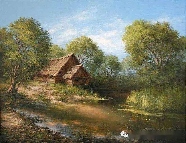 俄罗斯画家迈克尔·伊万恩科四季景色油画作品欣赏