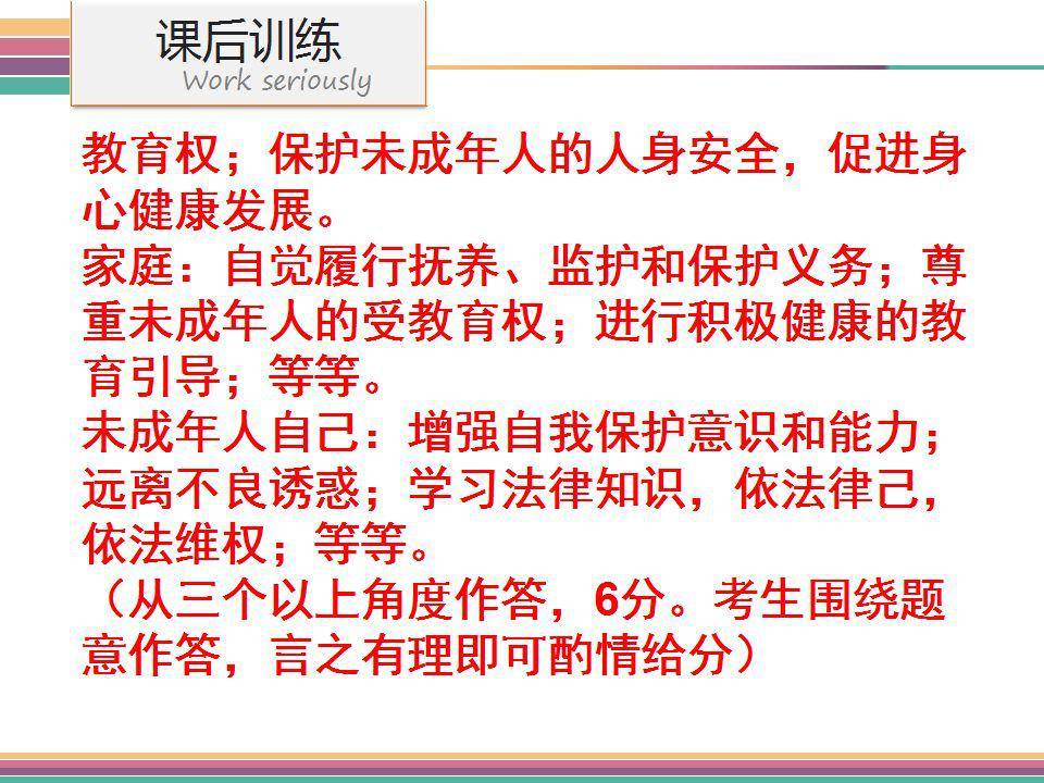部编版七年级下册道德与法治第四单元第10课第1框法律为我们护航