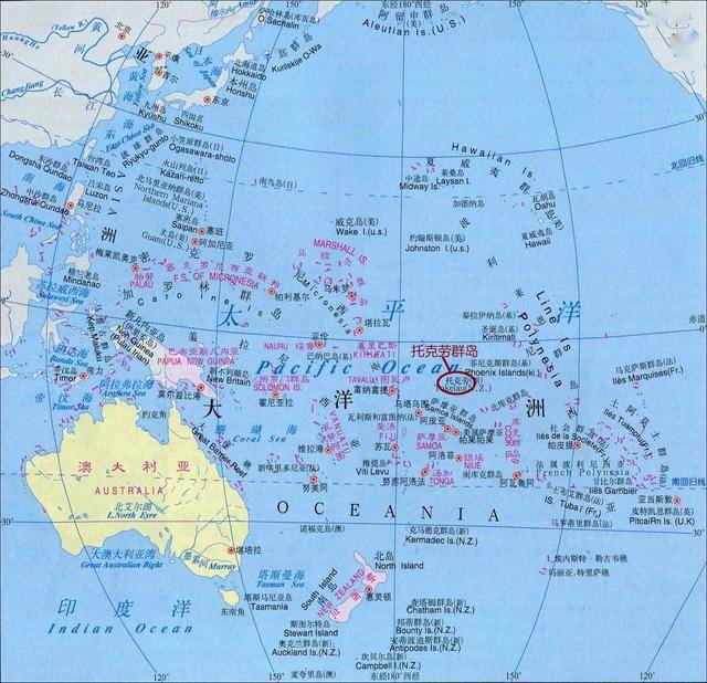 世界上最大的群岛"马来群岛"和世界上最小的群岛"托克劳群岛"