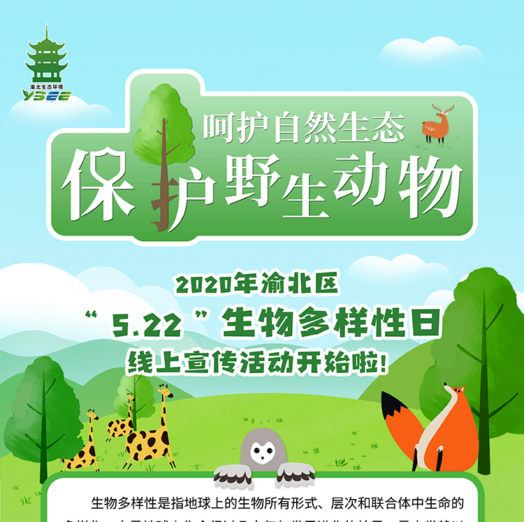 国际生物多样性日丨渝北区522生物多样性日活动邀您来参与啦
