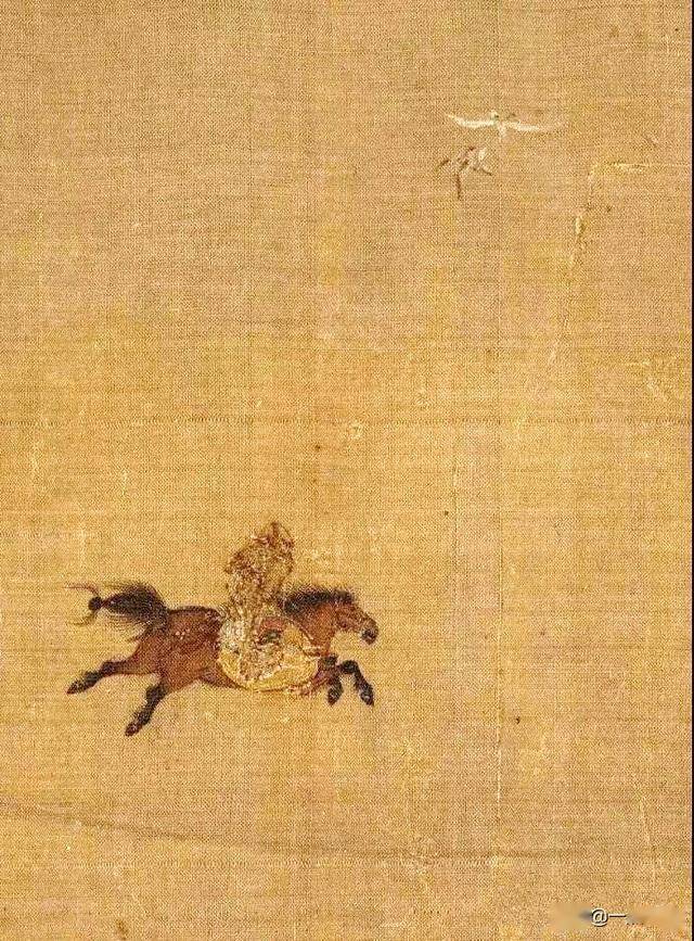 宋陈居中胡骑春猎图鉴赏