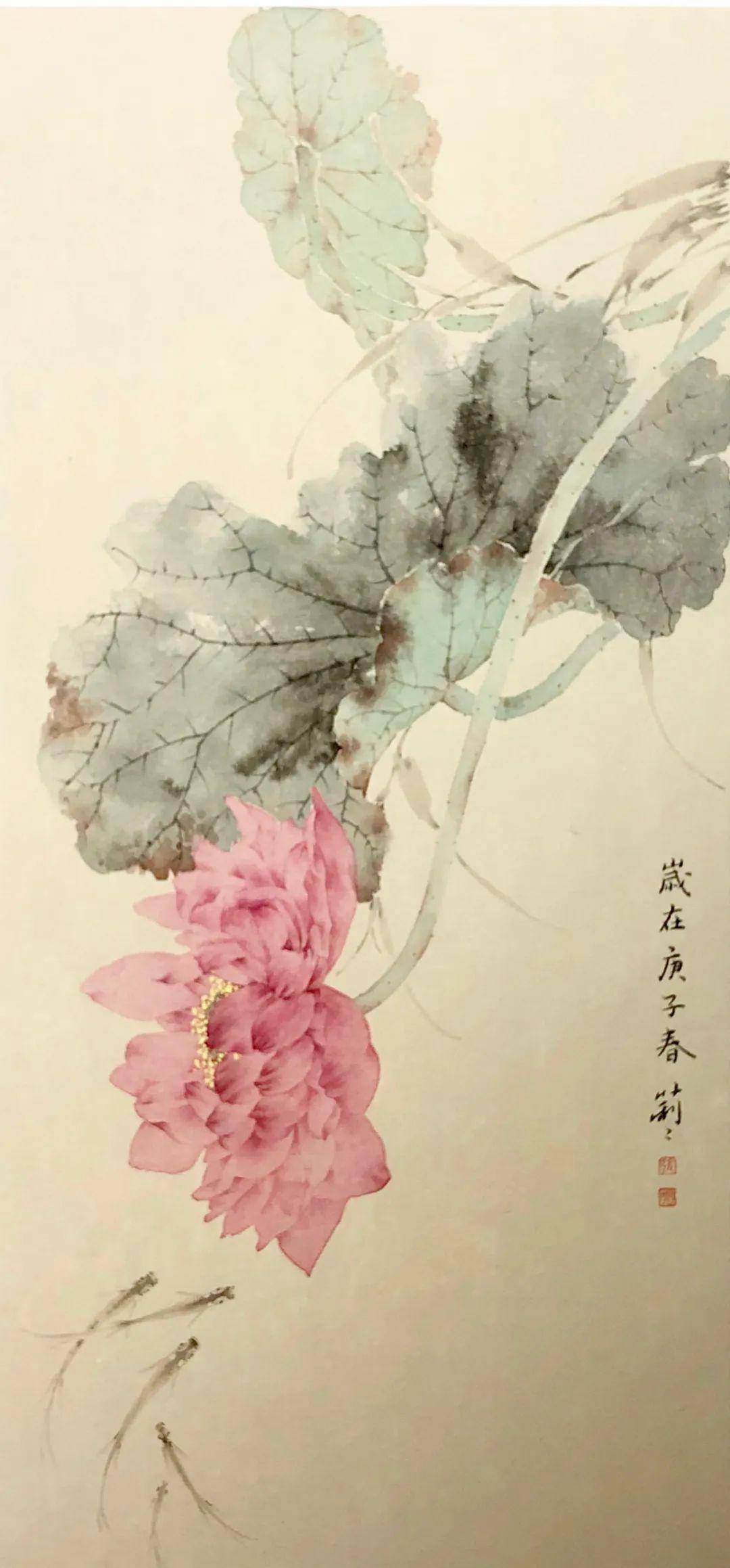 张莉莉|没骨花卉宫扇技法班(只需200元)