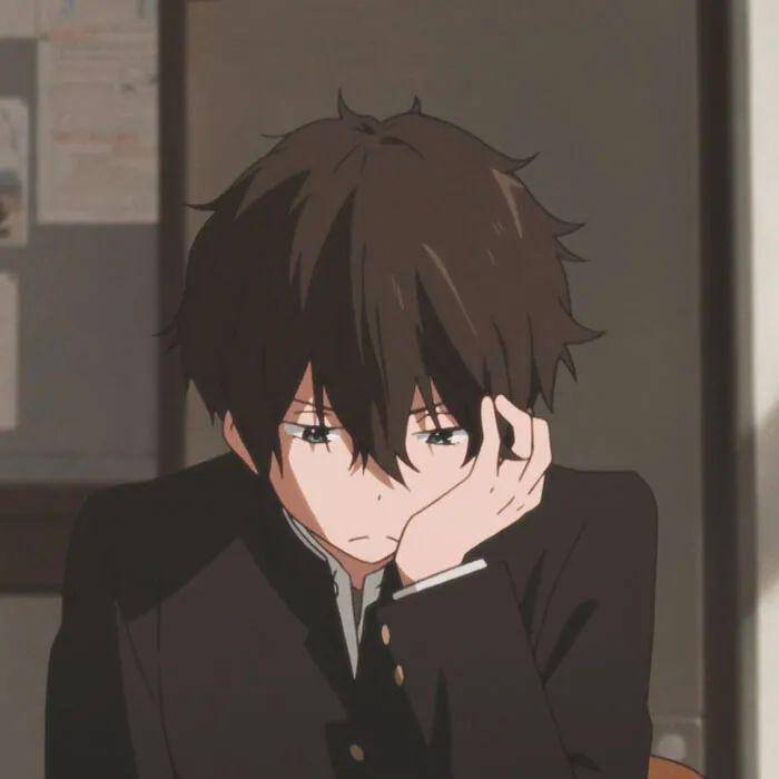 动漫男头丨我的心脏好像出了故障 除了想你 一事无成