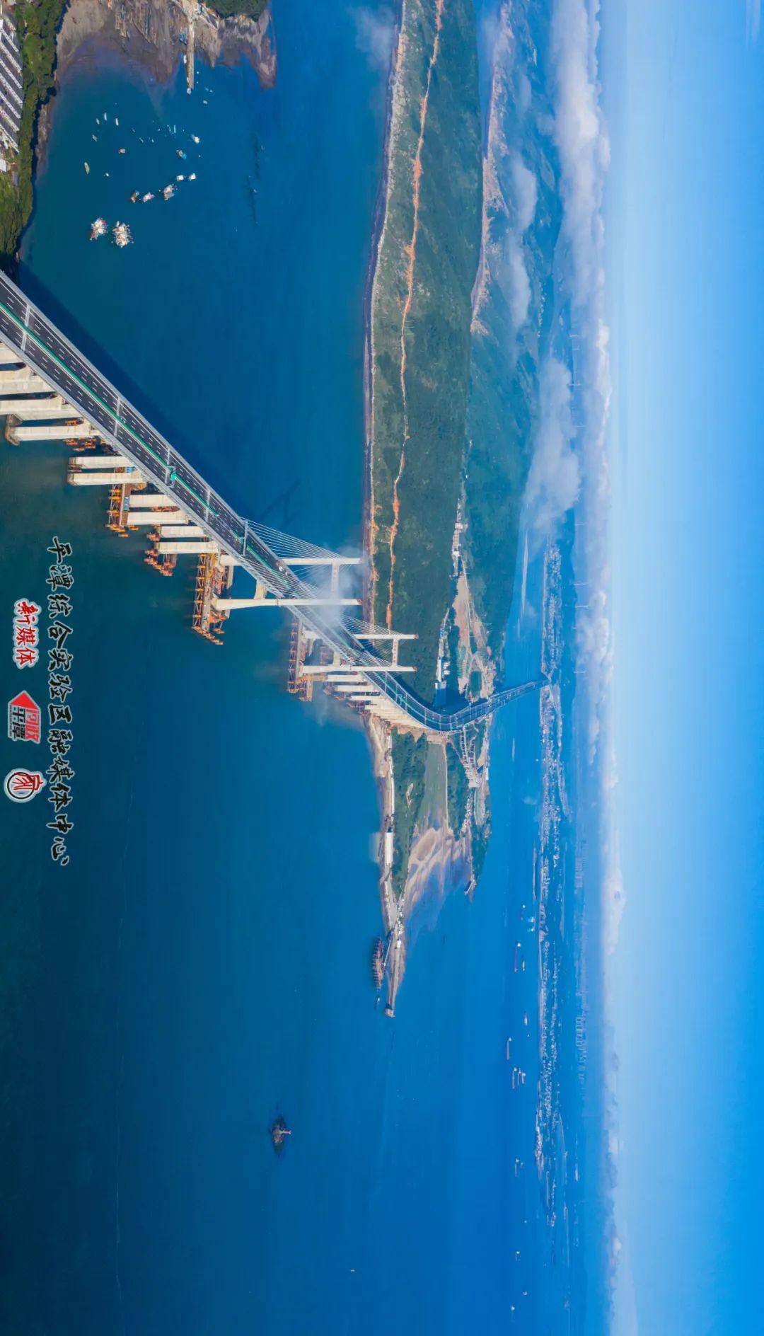 如此震撼带您俯瞰世界最长平潭跨海公铁两用大桥视频