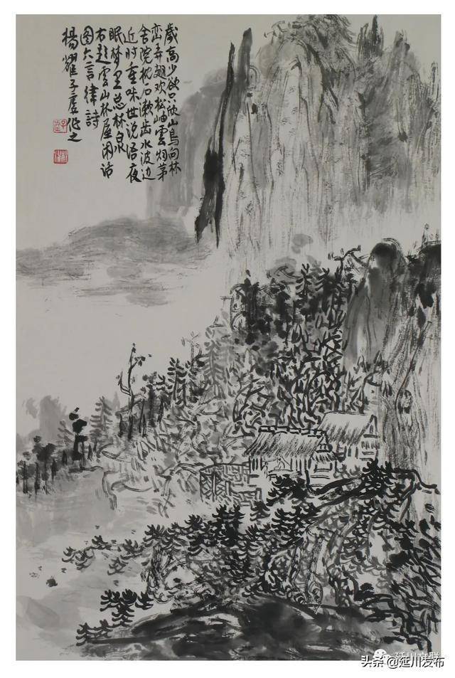 杨耀书画作品赏析_山水画