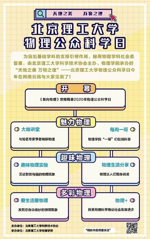 『物理』北京理工大学举办物理公众科学日:天地之美 万物之理,