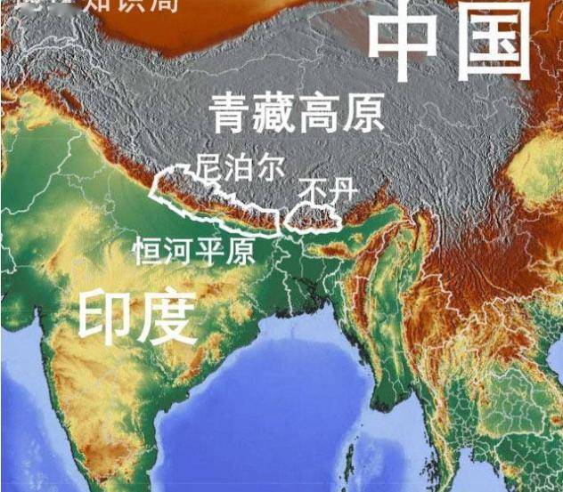 中国和印度之间 喜马拉雅山脉附近 存在着一个弹丸小国