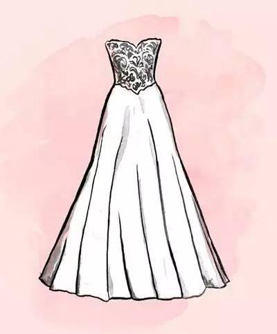 简单的婚纱裙子画法_简单裙子的画法(2)
