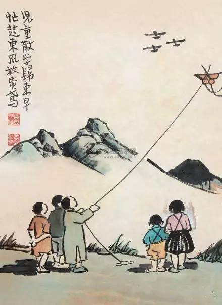 我的孩子们 我憧憬于你们的生活 每天不止一次 下面就请欣赏丰子恺