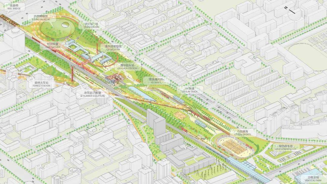 反者道之动京张铁路遗址公园贯通概念方案