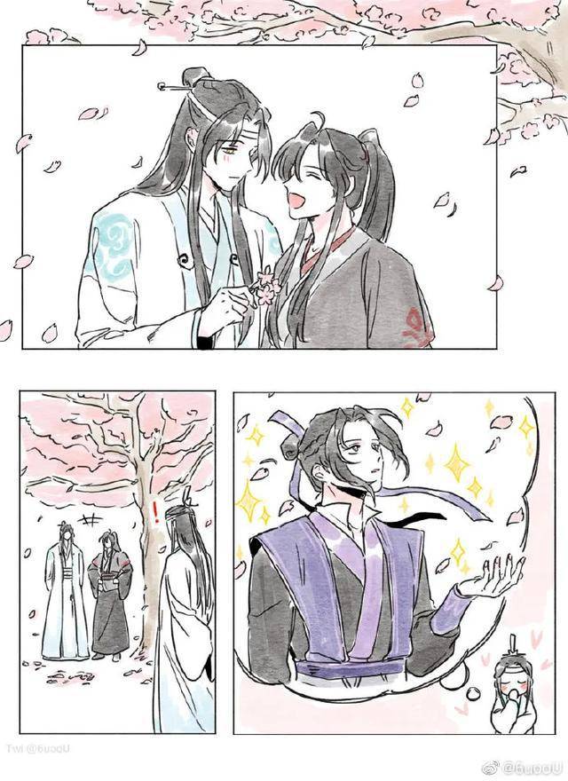 魔道祖师:江澄,花下浪漫,成了风中凌乱