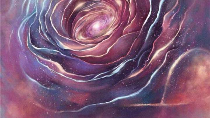宇宙星河化为一朵玫瑰花,你想去看《流浪地球2》吗?