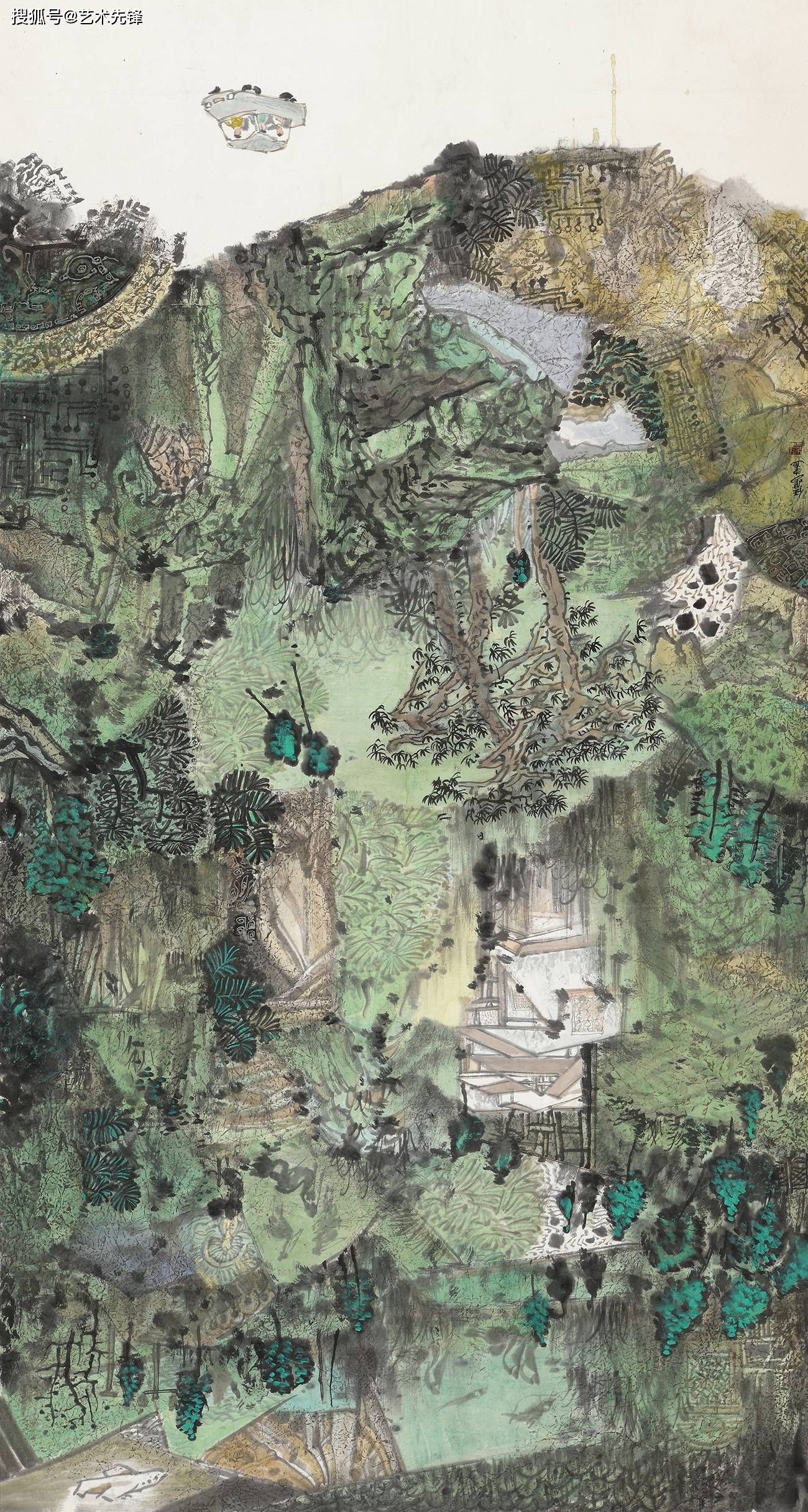 绘如意:"心外无法"中国画名家展,任鸣,满威山水画作品欣赏