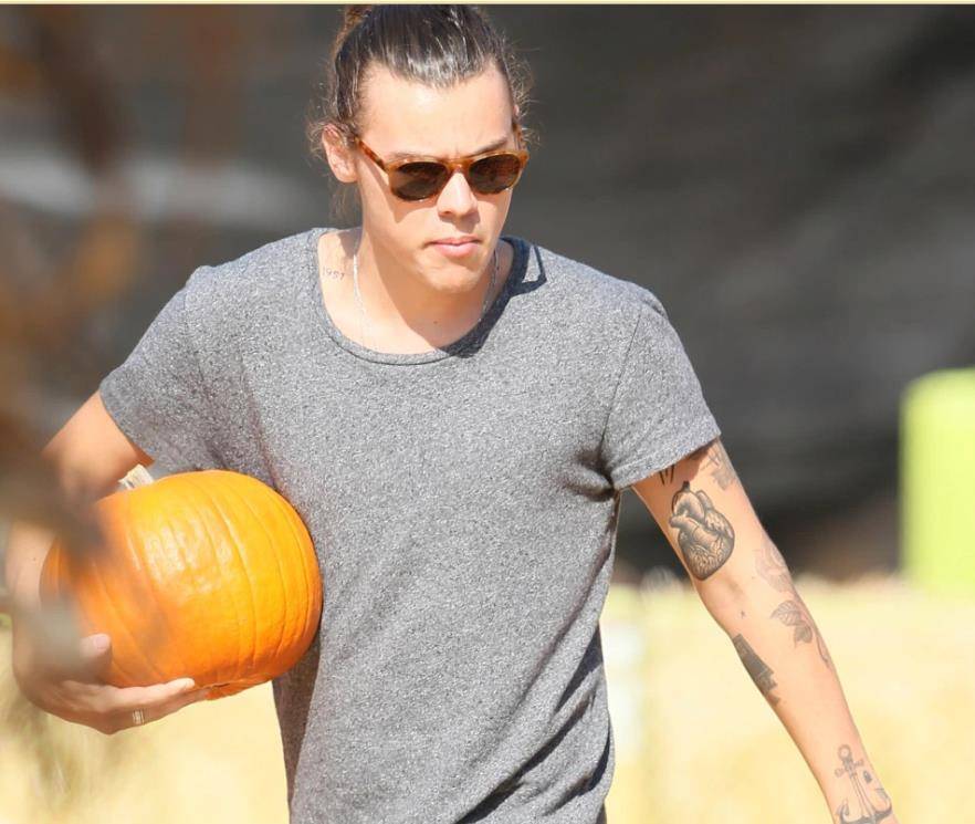 Harry Styles,sign of the times man bun:harry styles和更多可以完美完成标志性发型的帅哥