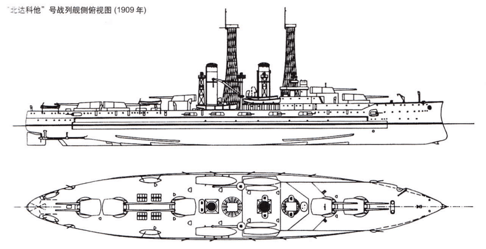 月10日下水,1910年4月11日建成;一战期间作为训练舰训练炮手和轮机兵